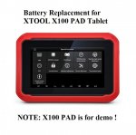 Battery Replacement for XTOOL X100 PAD X-100PAD Programmer